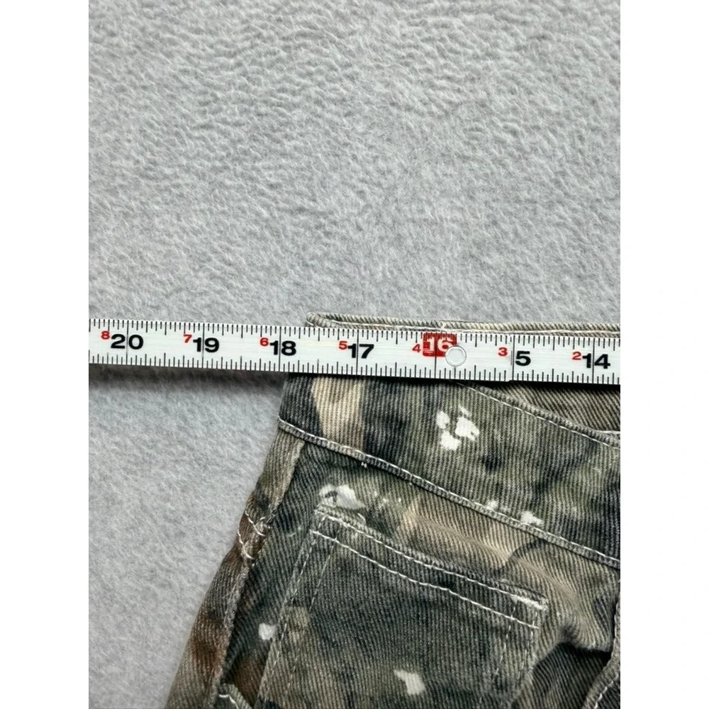 Manfinity Mens RealTree Camo Cargo Pants Straight Leg Forest Camouflage 35x31